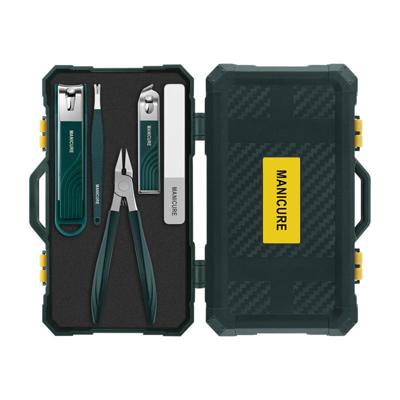 Набор кусачек для кутикулы и пинцета из нержавеющей стали для толстых ногтей и вросших ногтей на ногах.