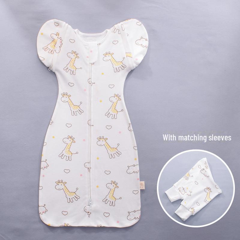 Вязаный хлопковый бионический кокон для младенцев, пеленальное одеяло, обертка