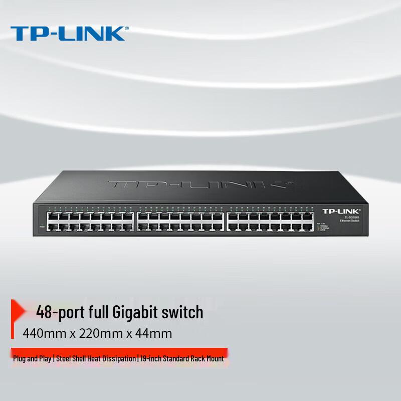 TP-LINK TL-SG1048 48-Port Full Gigabit Unmanaged Network Switch