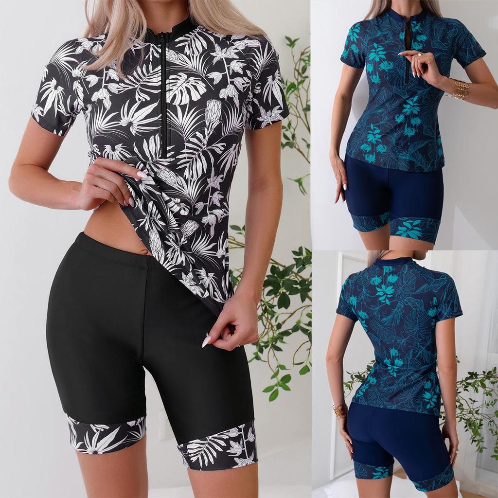 European & American Fashion Plus Size Bikini - Fresh Split Women's Swimwear