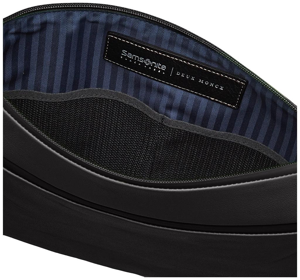 Черная сумка через плечо Leeds Horizontal Shoulder M2 Made in Japan Black [Samsonite Label] Мужская