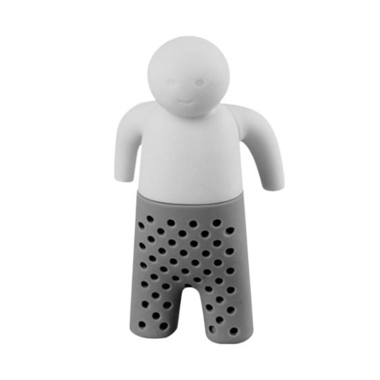 Подвесной силиконовый заварник для чая, тонкая сетка, мужская форма, пищевой класс, листовой чай, более крутой фильтр, ситечко для чайной, кухонные принадлежности