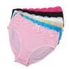 Underwear Cotton High Waist Plus Size Briefs Panties Ladies Mothers Knickers Intimates for Women   Lot 6 PCS