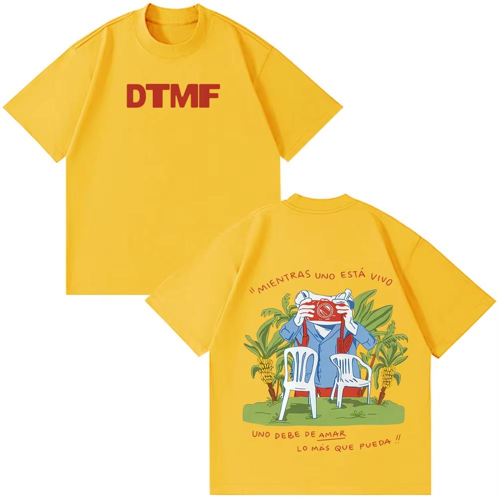 Rapper Bad Bunny Tour 2026 Printed T Shirts Unisex Unisex Hip Hop Oversized TShirts Summer Casual Aesthetic Trendy Tops