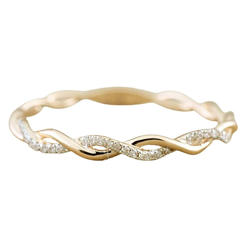 Кольцо Frd Dough Twists с бриллиантом, модное кольцо Sime, ювелирные изделия