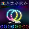 RGB LED Light Strip for PS5 Slim Disc And Digital Edition 8 Colors 400 Effects DIY Flexible Game Console Color Changing Decoration Lamp Ring Kit