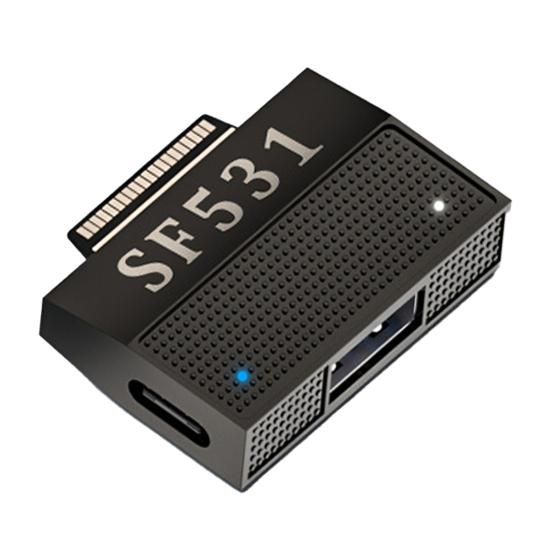 Зарядный адаптер для планшета USB-конвертер Высокоскоростная передача Компактный размер Портативный Универсальный конвертер для Surface Pro9/8/7x/6/5/go2/3