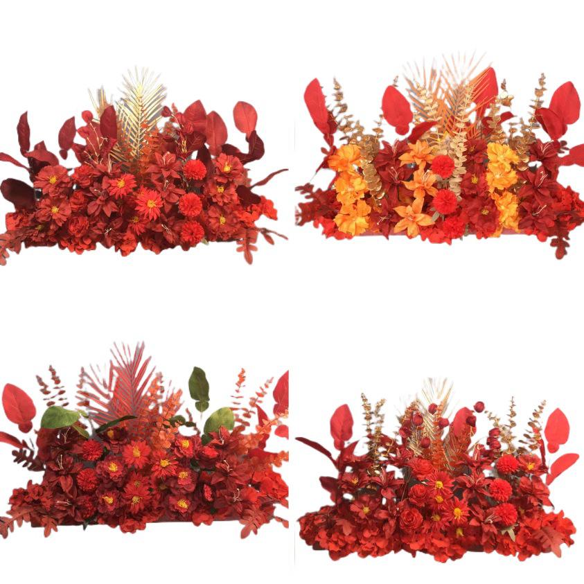 Большой набор для украшения свадебной дорожки и Т-сцены из шелковых цветов