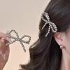 Bow Pearl Hairpin Women'S High-End Side Ear Clip Forehead Bangs Broken Hair Side Clip Hair Accessories