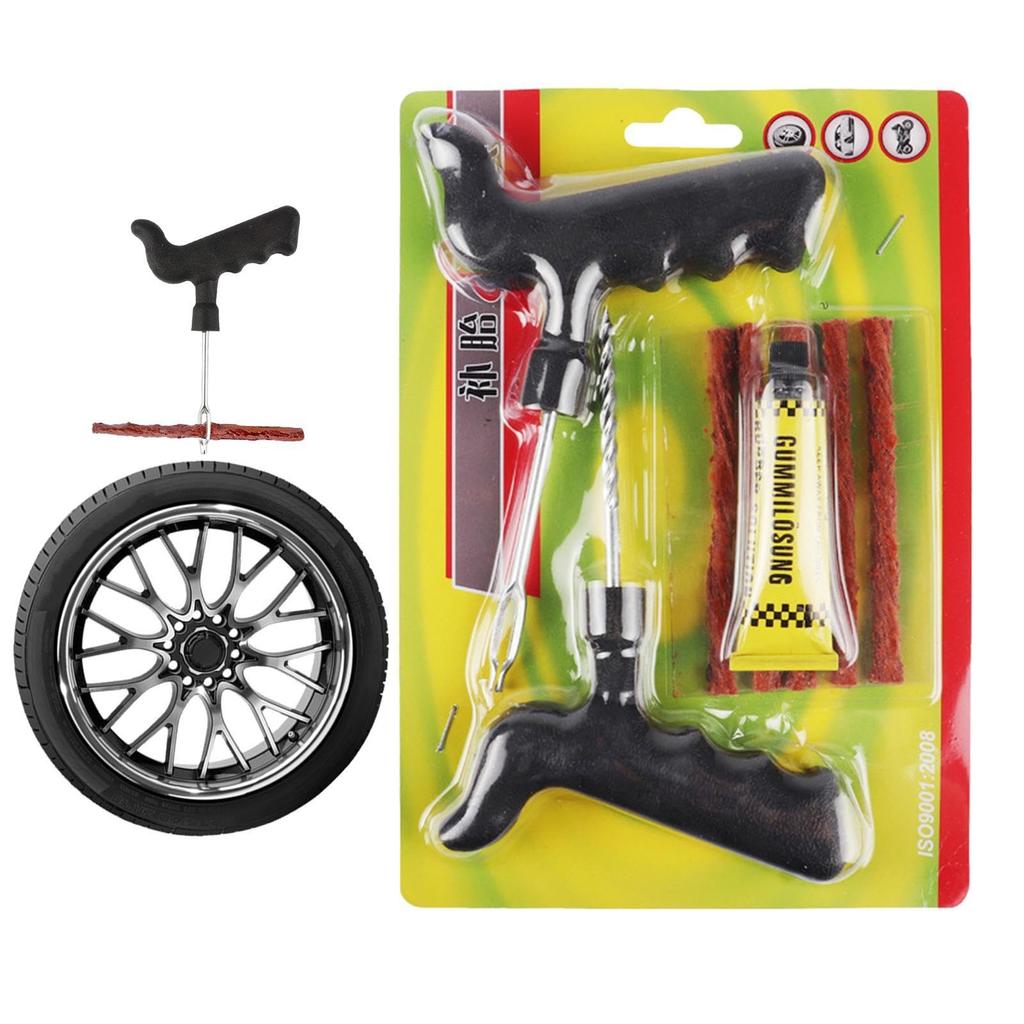 Car Tire Repair Kit, Repair Puncture Repair Kit | Fix Flat Tire Repair Kit,