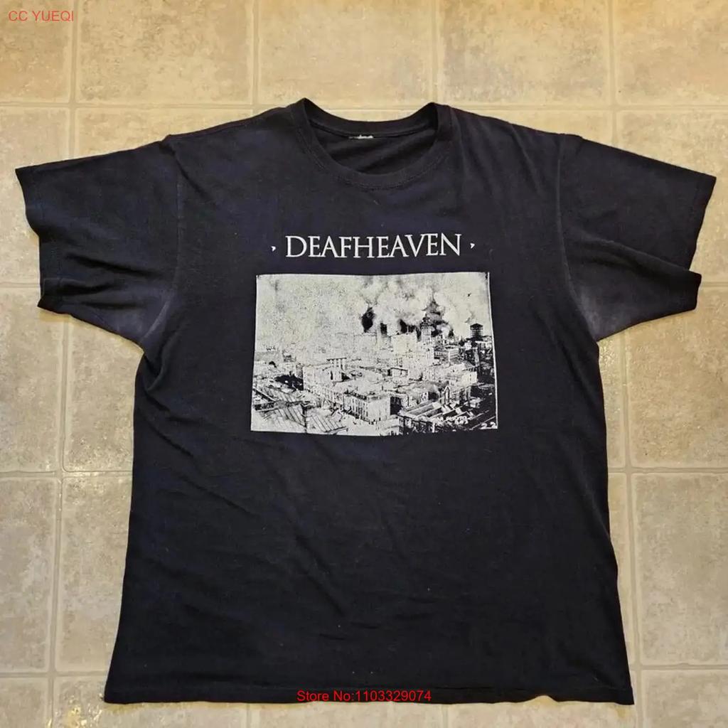 Deafheaven Band Earthquake T Shirt Concert S 5XL TR689 vintage Washed designer clothes Comfortable graphic streetwear