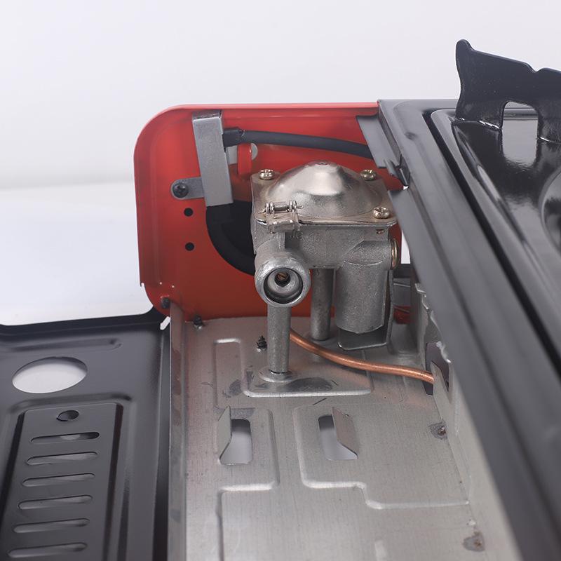 Ветрозащитная портативная газовая плита для кемпинга и посуды