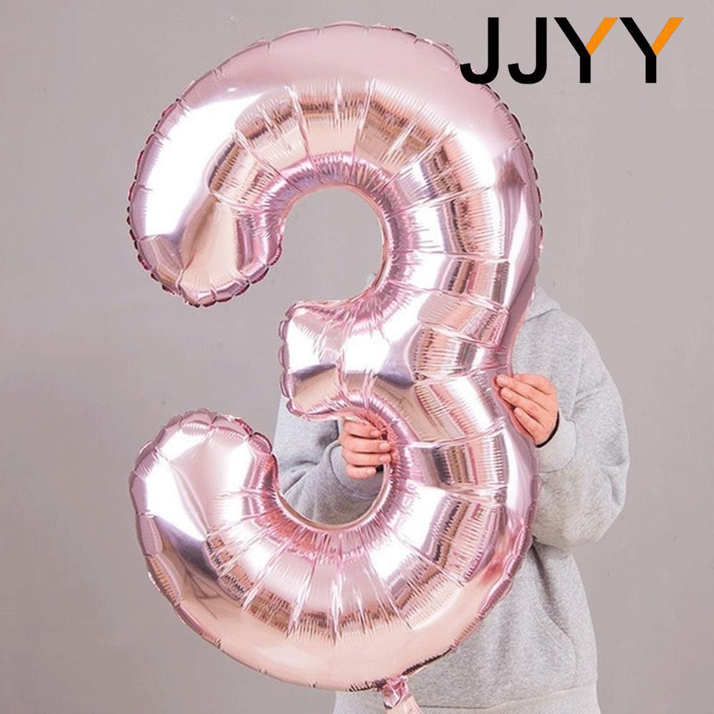 Foil Numbered Balloons 0-9 Balloons Birthday Wedding Birthday Decorations Supplies Anniversary Gift Party Decoration 32Inch 1PC 5