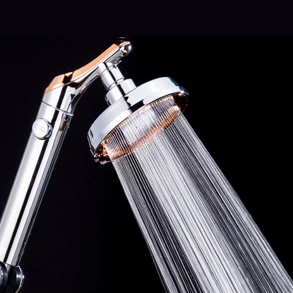 Nozzle Rotating Water Saving High Pressure Handheld Bathroom Shower Head