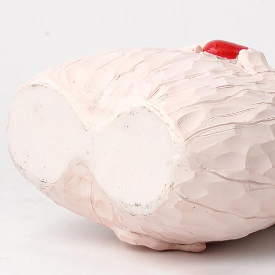 Ваза для цветов в форме сердца с котом из смолы ручной работы с изображением мультяшного котенка, держатель для цветочных растений