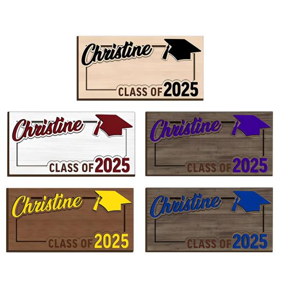 Graduation Gift Money Holder Wooden Class of 2025 Cash Holder Graduation Cash Gift Holder Keepsake for High School College University Graduates