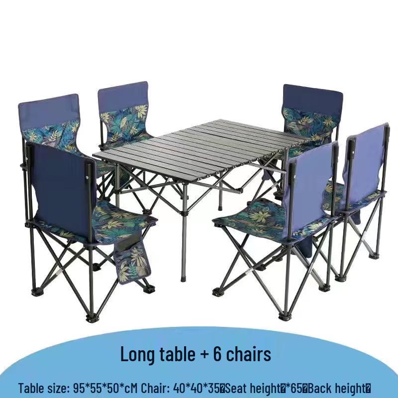 ZISIZ Foldable Outdoor Dining Set