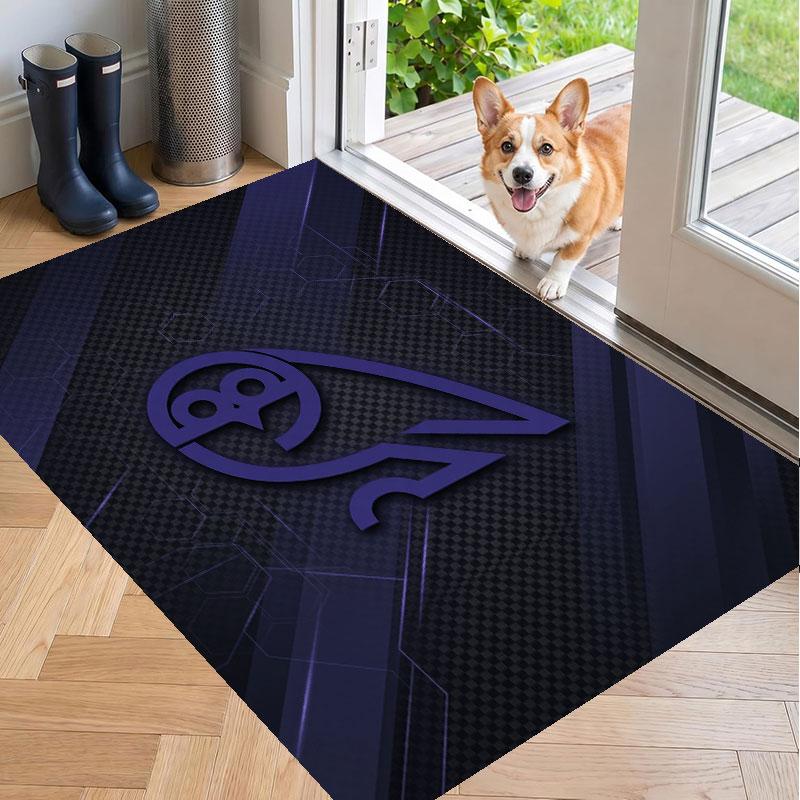 Soft Floor Carpet Sheffield Wednesday Pattern Area Rug Decorative Mat For Home Room Decoration