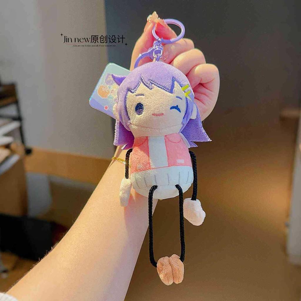 Плюшевый брелок с мультяшными персонажами, подвеска-мягкая кукла, украшение для рюкзака, подарок