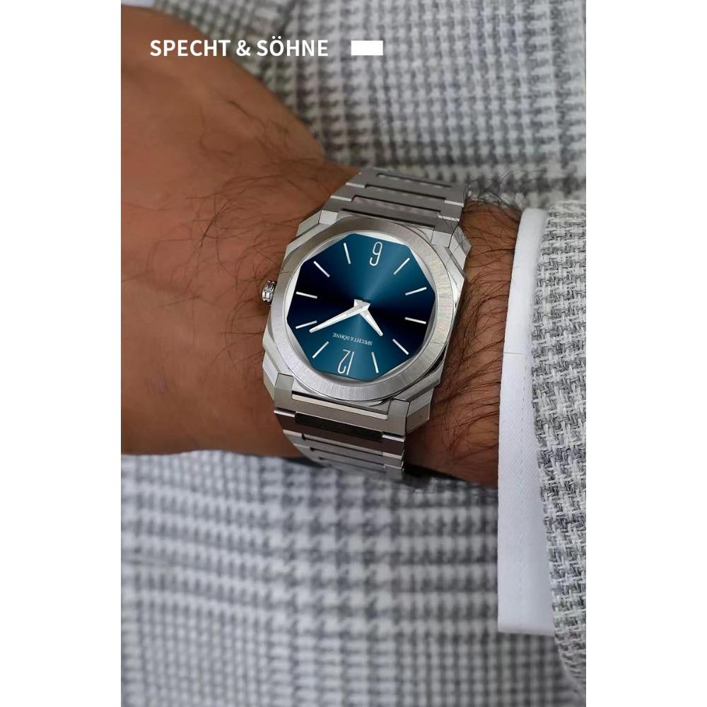 2026 New Hot Selling 38MM Specht & Söhne Quartz Watch For Men Ultrathin 316L Stainless Steel Watches Sapphire Crystal Waterproof