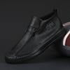 2022 Summer Newest Men Casual Shoes Fashion Light Sneakers Comfortable Soft-Soled Good Quality Outdoor Non-Slip Solid Color Leather