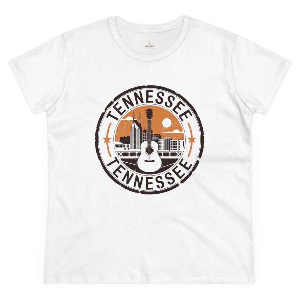 Tennessee Graphic Tee, Women’s Cotton T-Shirt, Vintage Music Shirt, Southern