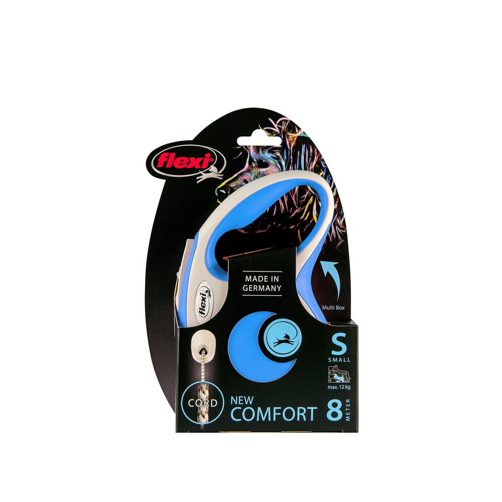 Flexi Leash Telescopic Leash New Comfort Cord S Than 8m Blue Genuine Japanese Product (Flexi) (Less 12kg) [Dog Leash]