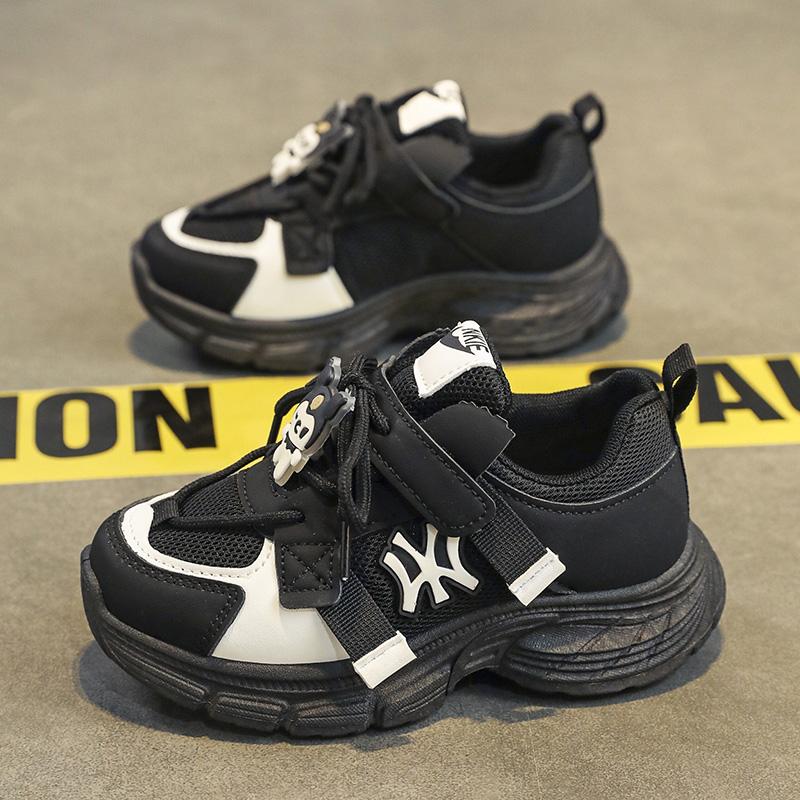 Детская мода Four Seasons Дышащая повседневная обувь для детей Бег Спорт Студенты Девочки Трендовые удобные кроссовки для спортзала