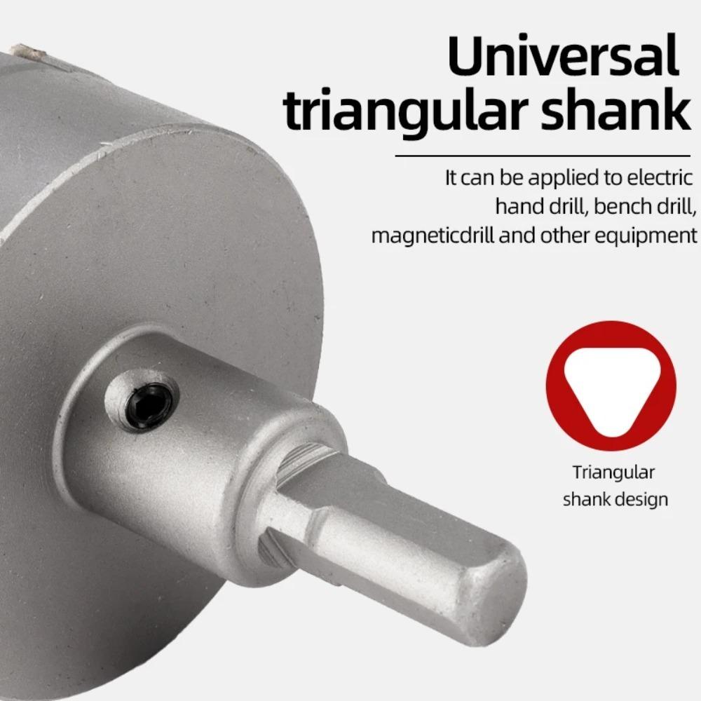 1 шт. 50-80 мм TCT твердосплавная фреза для металла толстых листов и алюминиевого сплава - Сверхпрочная корончатая пила