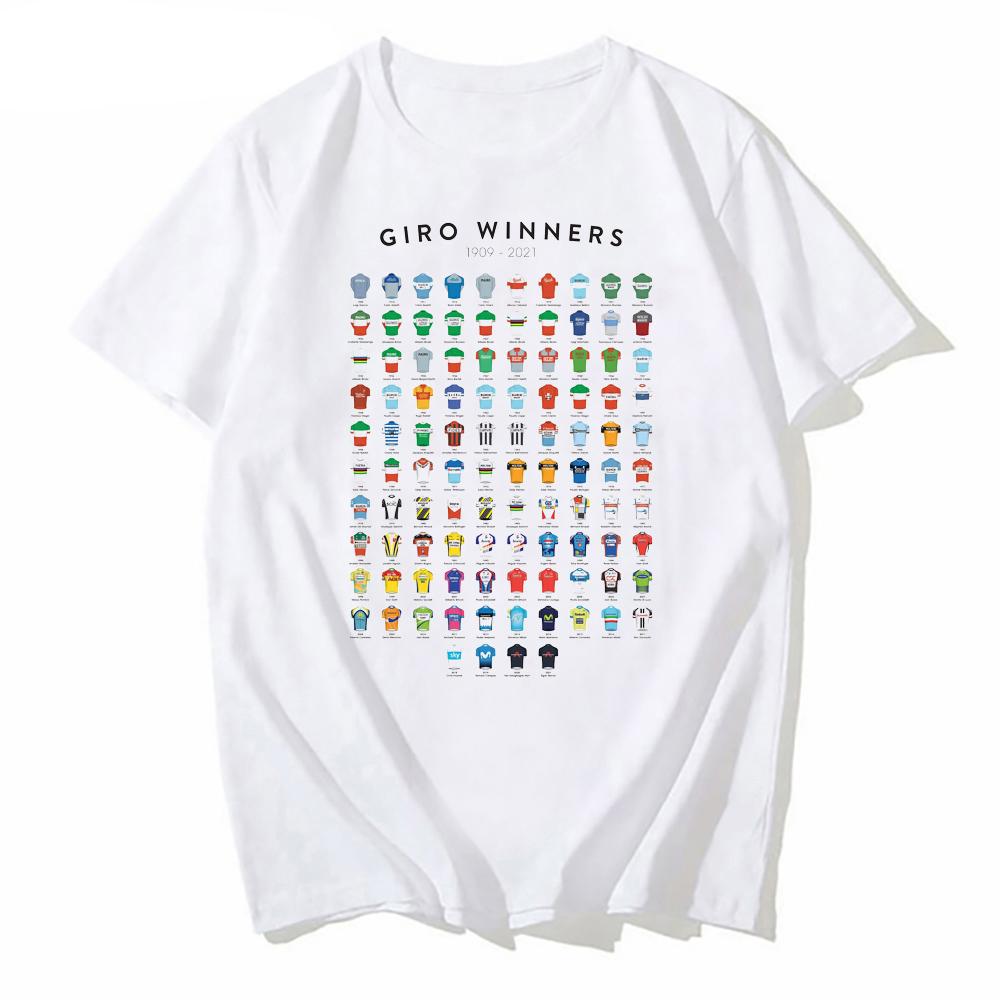 Cycling Print Streetwear Hip Hop T Shirt bike race Winners Men Tshirt Summer TShirt White Tops Street Wear New Gift for Cyclist