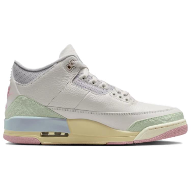 Air Jordan 3 Retro Весна в воздухе Мужские кроссовки Белый Парус Нефритово-Аура-Аура-Ледяной-Карминный-Муслин-Ирис-Шепот IF4396-100