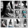 Beach Sexy Woman Body Bikini Poster Canvas Painting Modern Sensual Wall Art Picture for Living Room Bedroom Swim Home Decoration