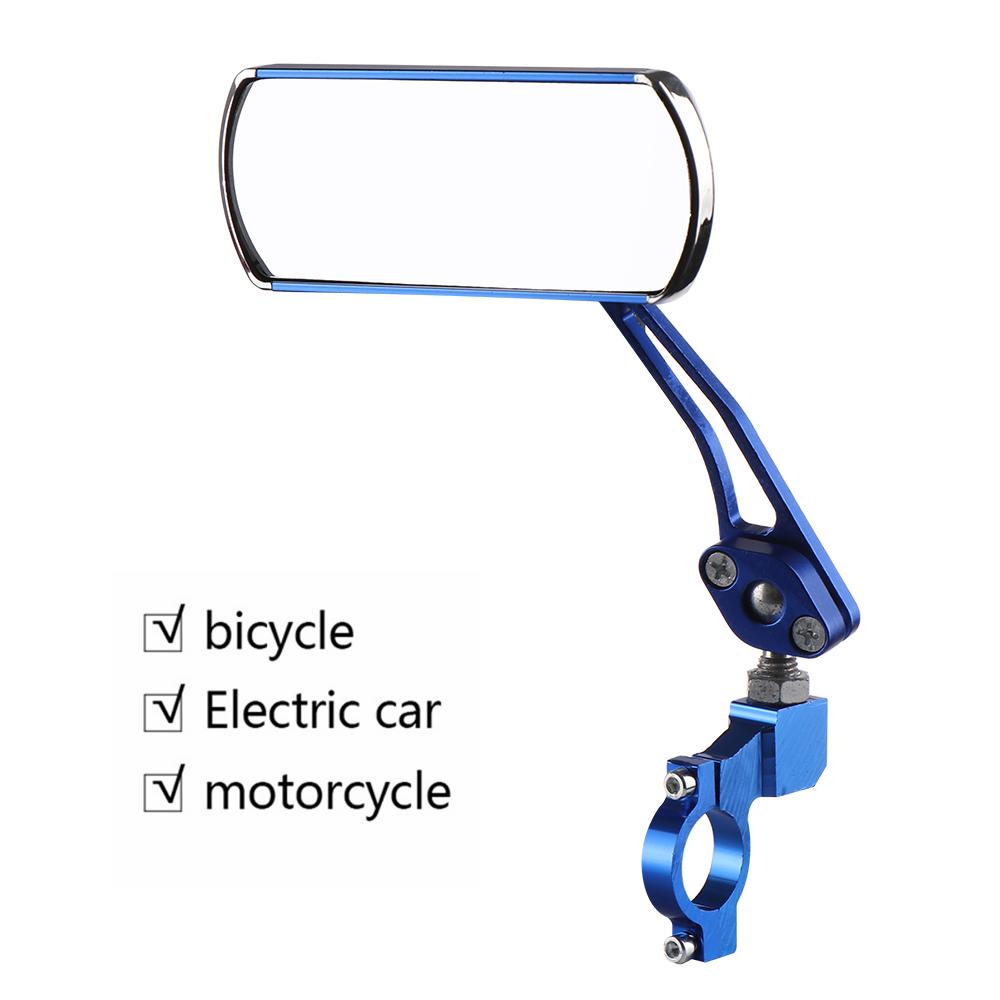Alloy Rotate Rear View Motorcycle Looking Glass MTB Bike Rearview Handlebar Bicycle Mirror