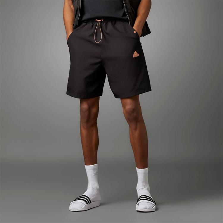 adidas Однотонные шорты на шнурке мужские шорты черные IP3730