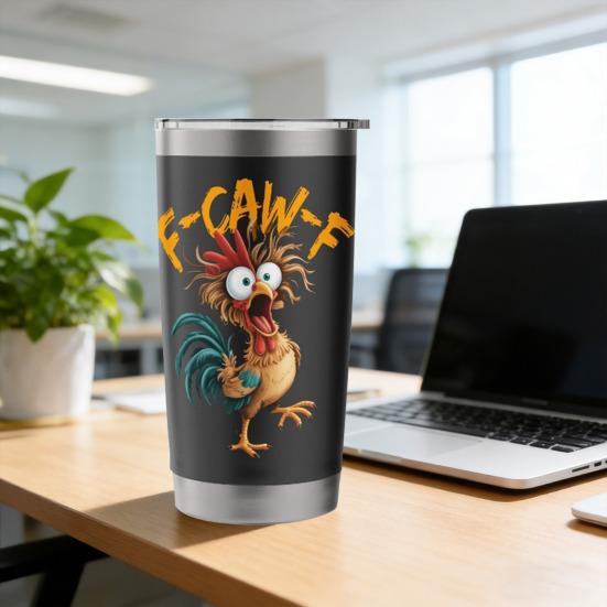 Смешной Злой Обжарщик Тамблер 20 унций CAW-F Кружка с двойными стенками и изоляцией Персонализированный подарок с именем для коллег друзей