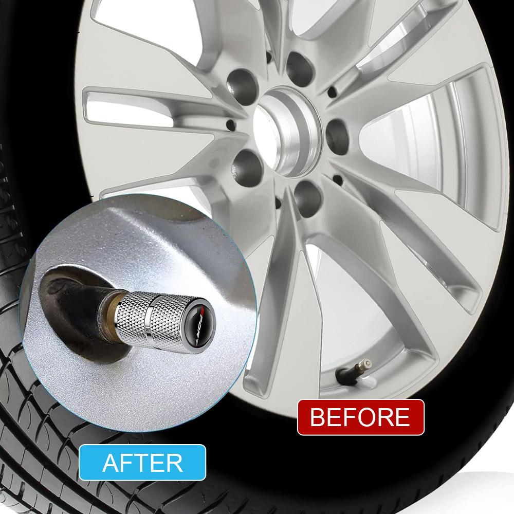 4 шт. автомобильных колпачков для воздушных клапанов шин, колпачки для автомобильных и мотоциклетных шин, пылезащитные алюминиевые колпачки, универсальные автомобильные аксессуары