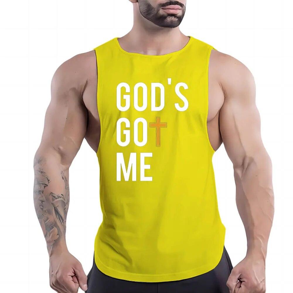 Летняя мужская повседневная спортивная жилетка с круглым вырезом для взрослых, креативная простая модная дышащая футболка без рукавов с 2d принтом алфавита