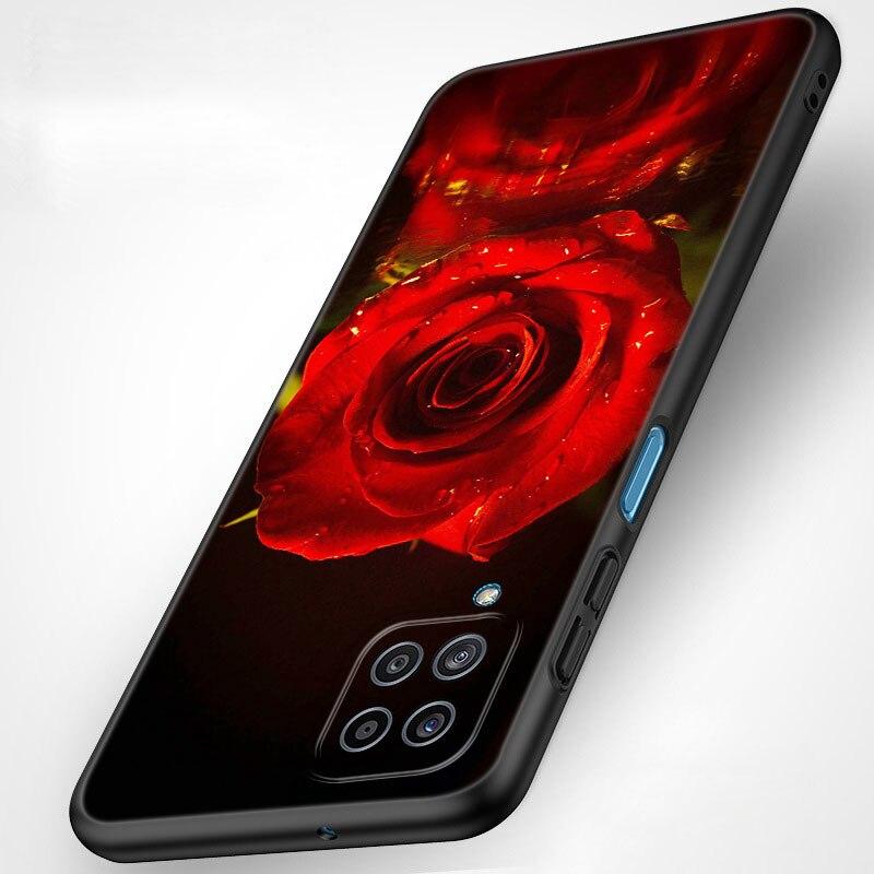 Красивый чехол для телефона с изображением розы для Samsung Galaxy A21 A30 A50 A52 S A13 A22 A32 A33 A53 A73 5G A11 A12 A31 A51 A70 A71 A72