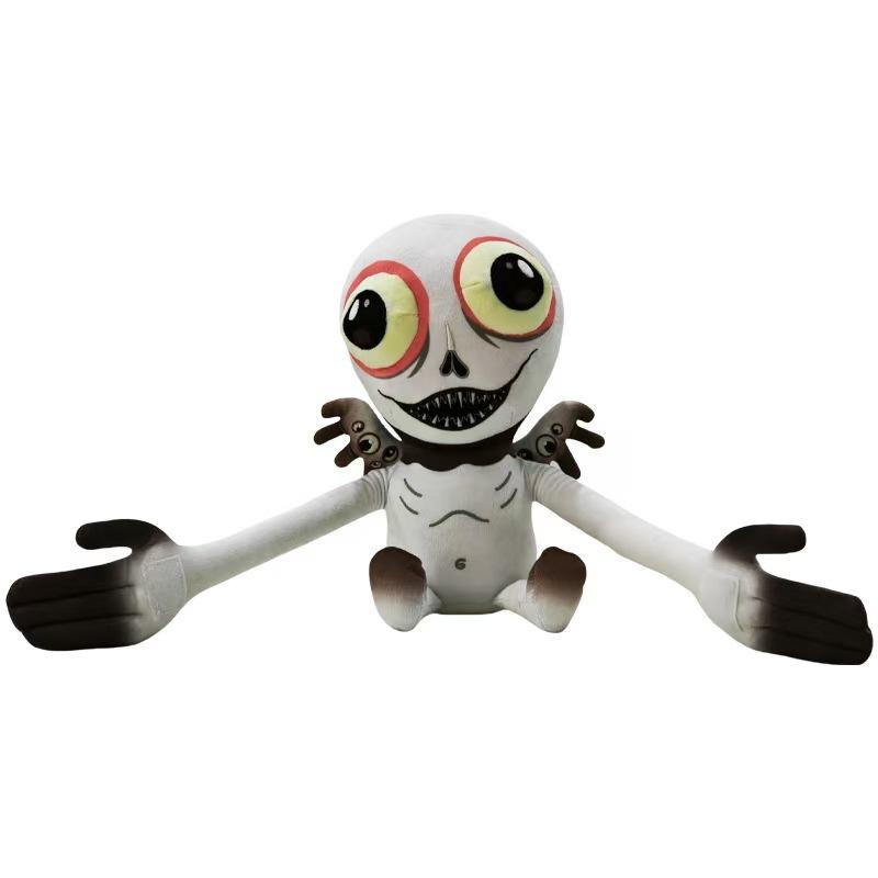 New Big Pomni Plush Toy Clown Monster Soft Stuffed Doll Circus Animation Surrounding Youth Male PP Cotton Material