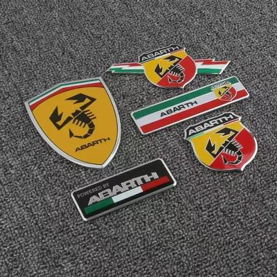 Авто Стайлинг 3D Наклейка Металлическая Abarth Скорпион Клейкий Значок Эмблема Декаль Для Abarth Punto 124 125 500 595 Viaggio Аксессуар