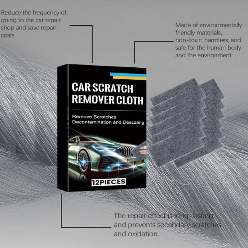 12X Nano Sparkle Car Clothes For Scratchs Nano Magic Scratch Remover Wipes