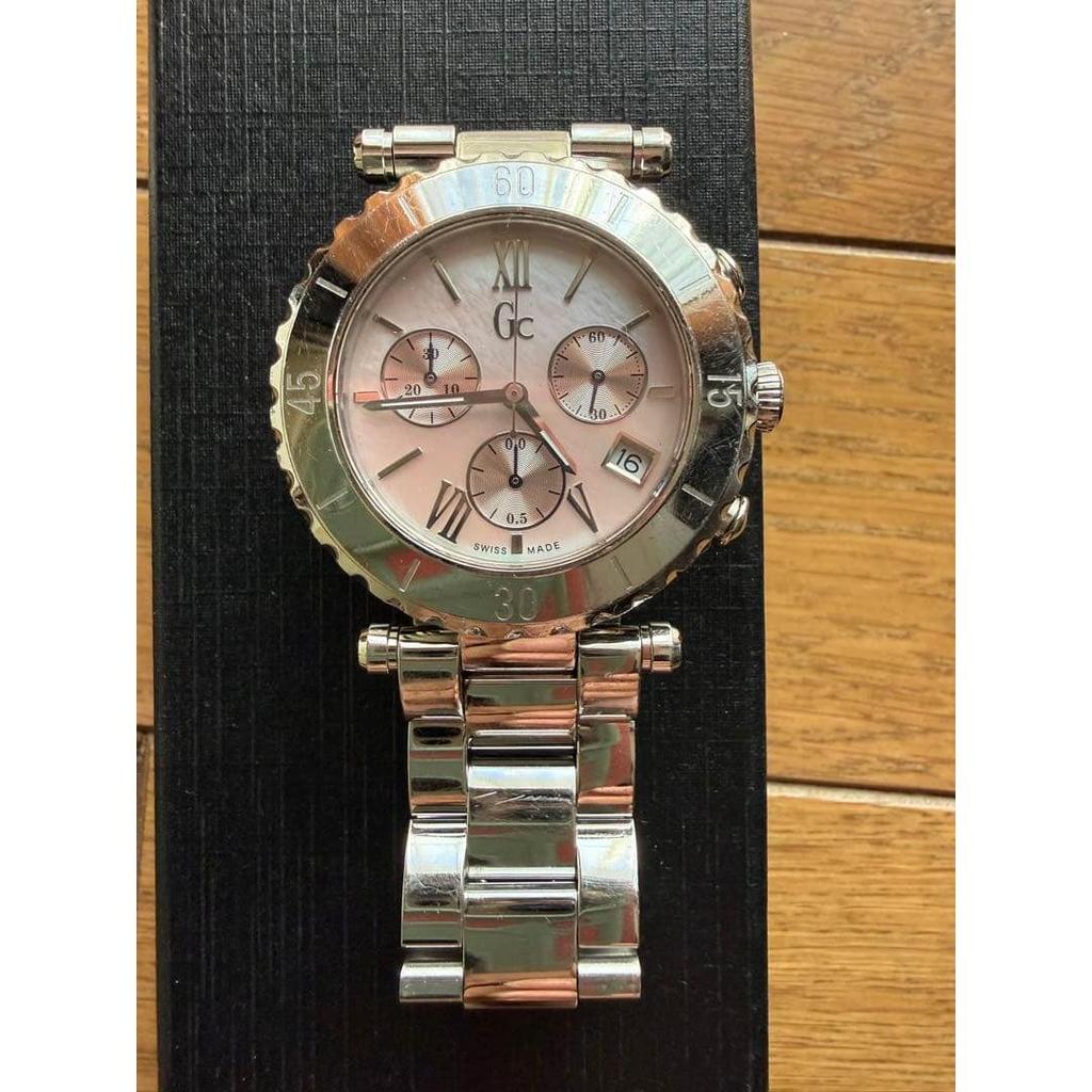 Использованные Батарея заменена Часы Guess Collection Женские Хронограф