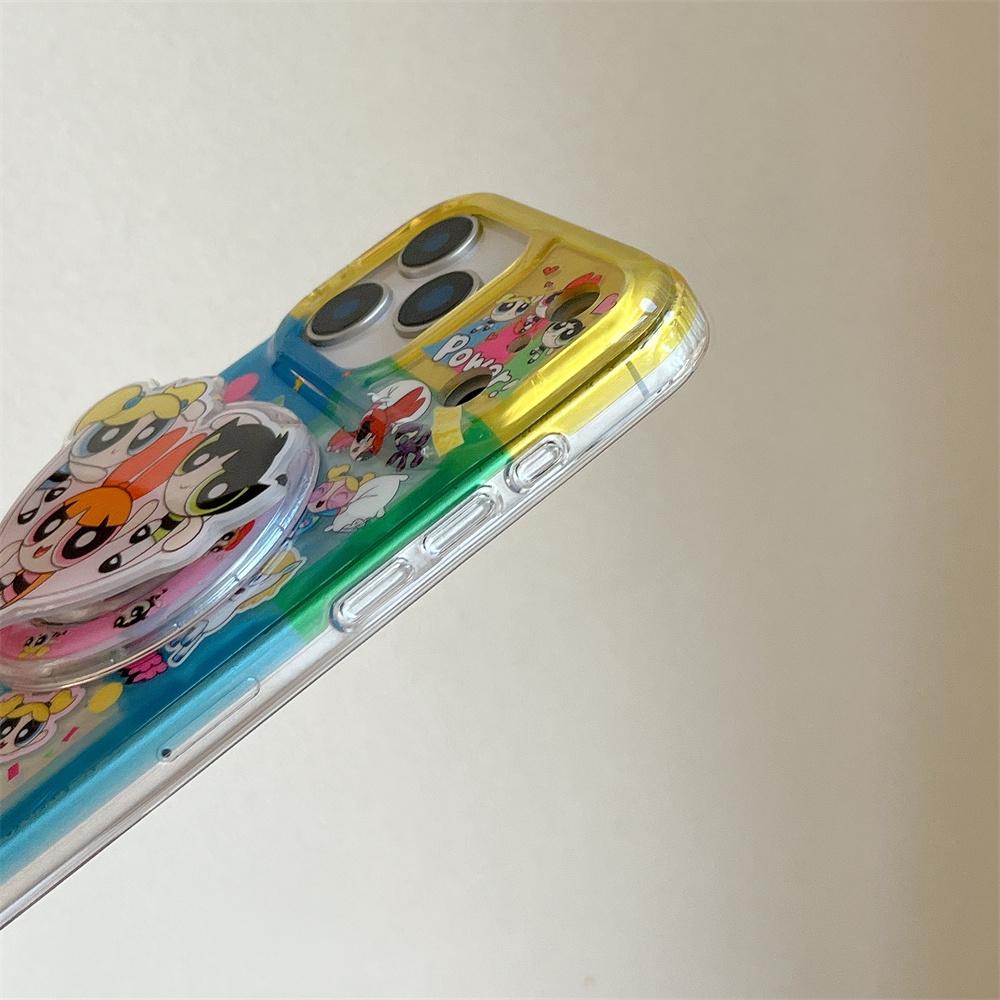 Cute Bunny Girl Cartoon Magnetic Phone Case for iPhone 17 Pro Max 14 15 16 Pro Cover Kawaii  With Magsafe Stand Shockproof Funda