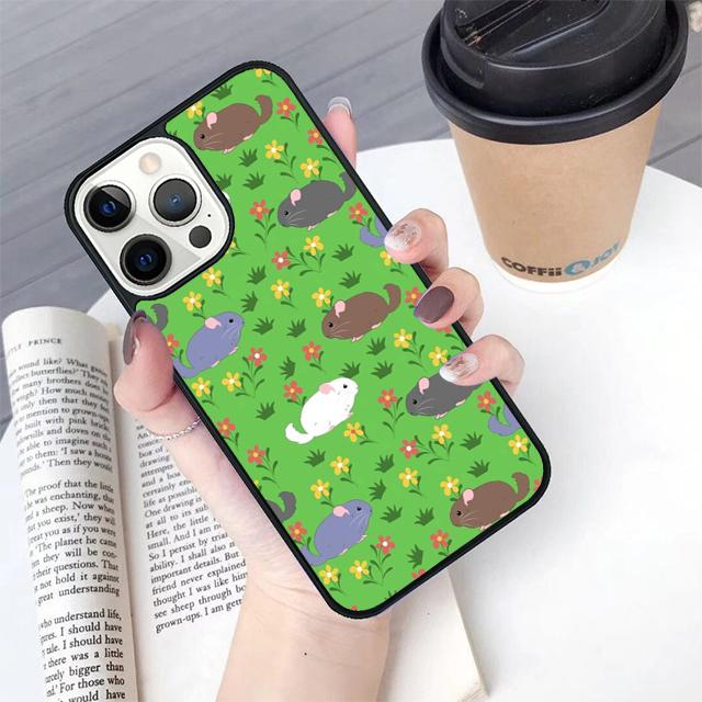 Cute Cartoon Chinchilla phone Case Cover For iPhone 17 Air 16 15 14 Plus For apple 16 11 12 13 Pro Max coque