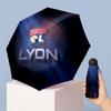Мини 5-складной карманный зонт Lyon FC Компактный легкий Защита от УФ-лучей дождя и солнца Зонт Портативный дорожный зонт