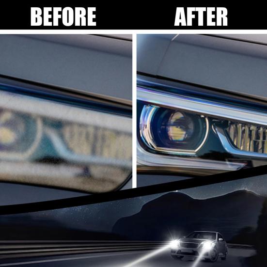 Автомобильный восстанавливающий состав для фар Жидкость для ремонта автомобильных фар Долговечная защита Простой в применении набор для полировки фар