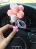 Creative Spring-Loaded Cute Balloon Car Ornament for Dashboard Decoration