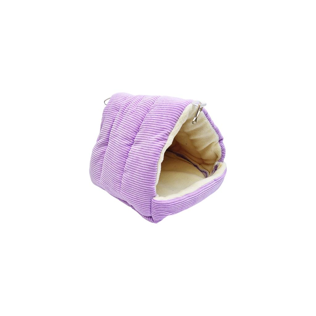 Lined Cotton Winter Bird - Thick and Warm Sleeping Hut for Parakeets, Canaries, Finches and Small Birds