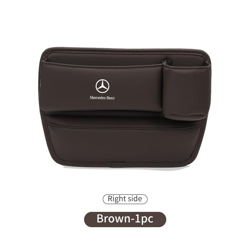 Car Seat Gap Storage Box Pocket Wallet Key Card Cup Phone Holder For Benz W202 W212 W126 W140 W168 W177 CLS GLE GLC GLS CLA