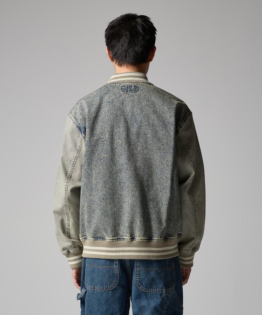 Dickies Джинсовая куртка-бомбер с логотипом-волной Тонированный деним